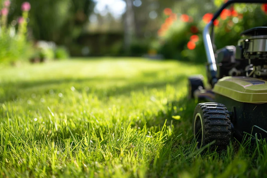 battery powered lawn mower