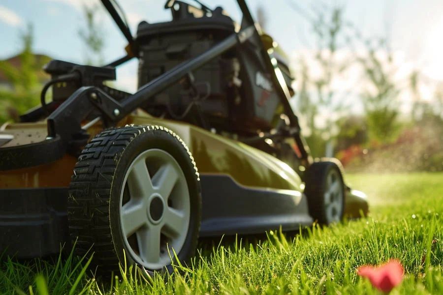 battery powered lawn mower