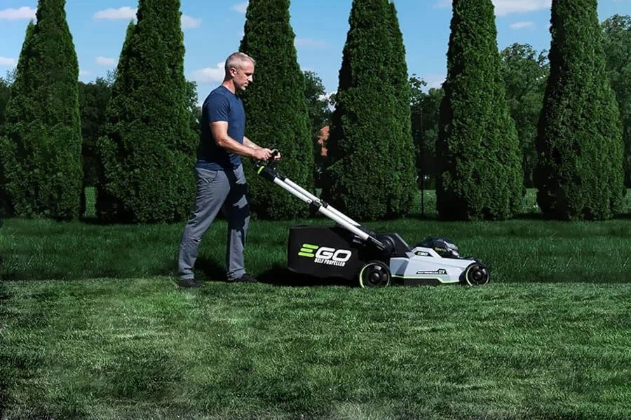 top rated battery operated lawn mowers